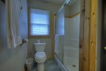 Loft Master Bathroom with a Shower Stall 
